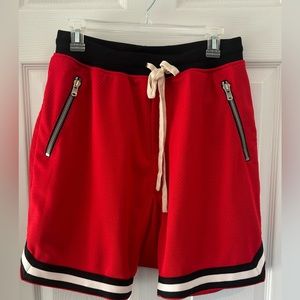 Hyper Denim red shorts